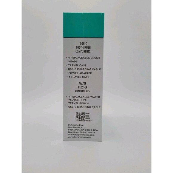 Lion And Lamb Kit 2.0 Electric Toothbrush w Water Flosser Combo 4 Jet Tips - Picture 4 of 9